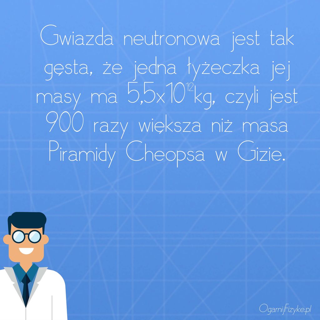 gęstość gwiazdy neutronowej